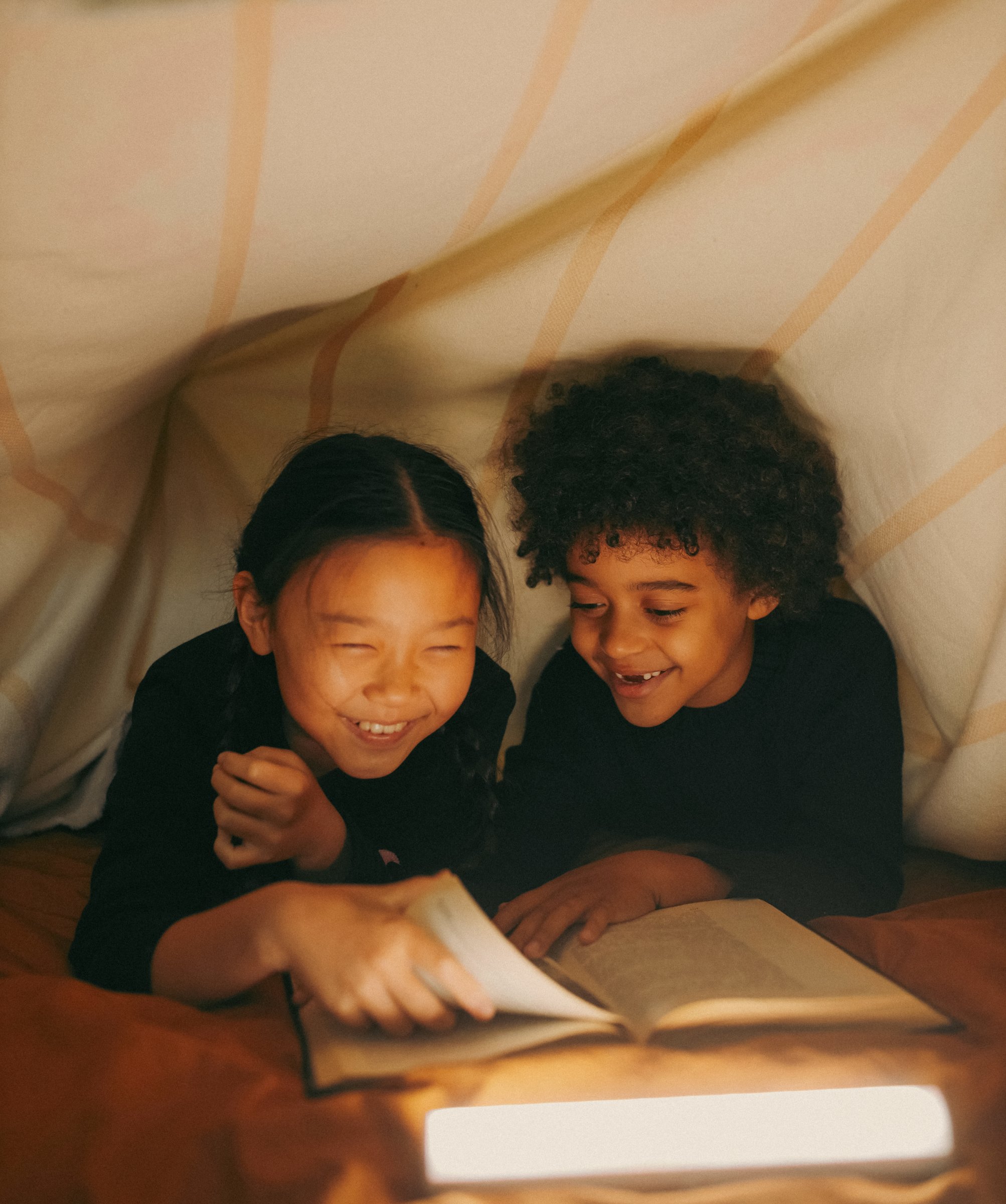 Children reading together